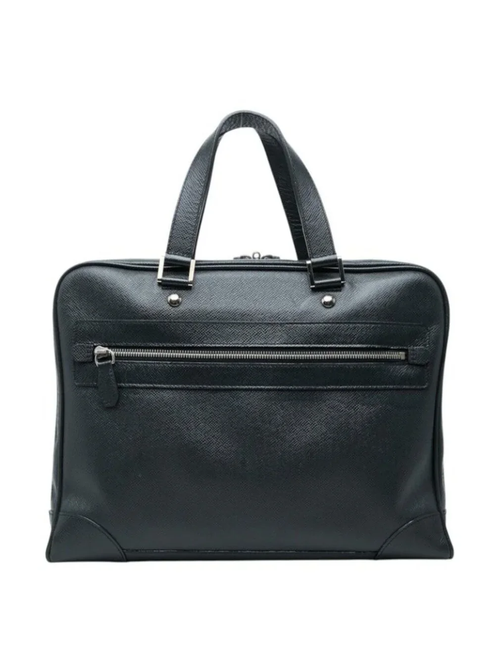Louis Vuitton Taiga Igor Business Briefcase Ardoise Black Leather